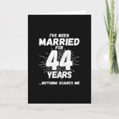 Carte Couples Mariés 44 Ans Drôle 44e Anniversaire (Devant)