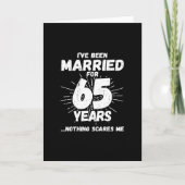 Carte Couples Mariés 65 Ans Drôle 65e Anniversaire (Devant)