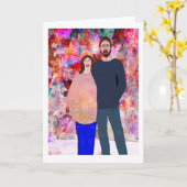 Carte Couples Soutien LeeMarie's conception créative (Fleur jaune)