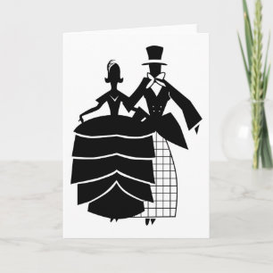 Carte Couples vintages de mariage