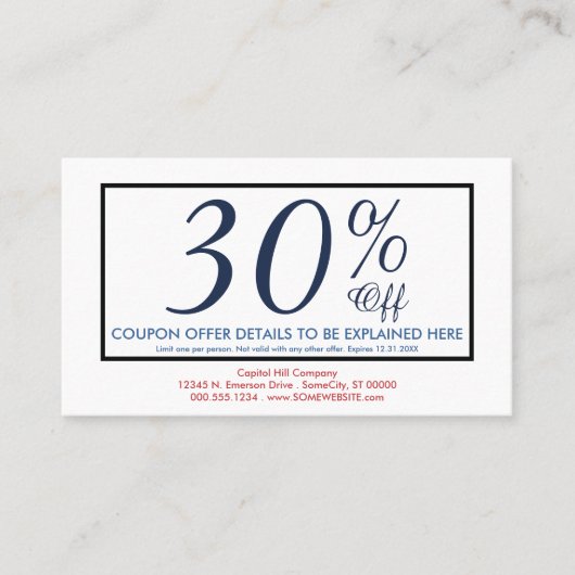 carte coupon de la statue de la liberté (Devant)