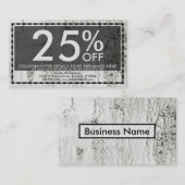 carte coupon de puce à peinture (Devant / Derrière)