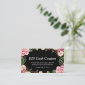 Carte Coupon Remise Pour Coiffure Style Beauté Sal (Debout devant)