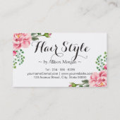 Carte Coupon Remise Pour Coiffure Style Beauté Sal (Dos)