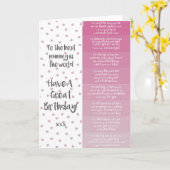 Carte Coupons d'anniversaire pour maman (Fleur jaune)