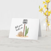 Carte Coups Sur La Route 66 (Fleur jaune)