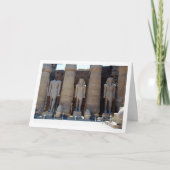 Carte Cour de Ramsès II dans le temple de Louxor (Devant)