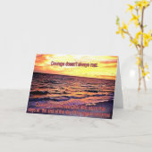 Carte Courage (Fleur jaune)