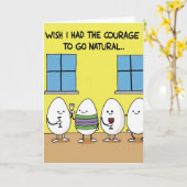 Carte Courage To Be Real Funny Card (Fleur jaune)