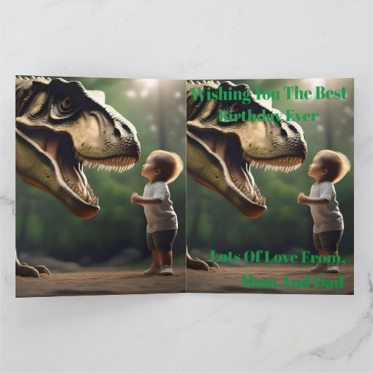 Carte **"Courage Unleashed : Un petit garçon fait face a (Intérieur)