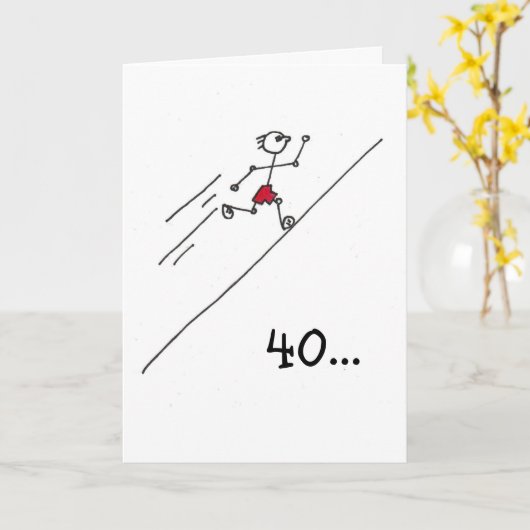 Carte courageux (Fleur jaune)