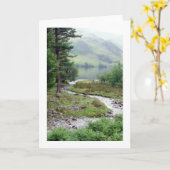 Carte Courant de région boisée chez Buttermere (Fleur jaune)