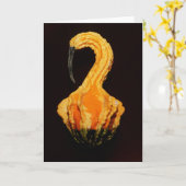 Carte "courge" par Larry Coressel (Fleur jaune)