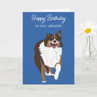 Courir un berger australien Aussie Chien