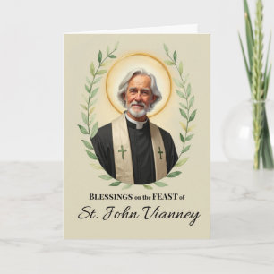 Carte Couronne de bénédictions pour la fête de Saint Jea