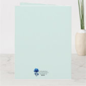 Carte Couronne de fleurs "Je t'aime maman" - Bonne fête  (Dos)