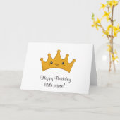 Carte Couronne de Kawaii (Fleur jaune)