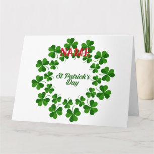 Carte Couronne de la Saint-Patrick Thunder_Cove