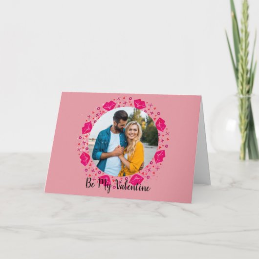 Carte Couronne de photo chérie (Devant)