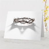 Carte Couronne D'Épines À L'Ombre Royale (Fleur jaune)