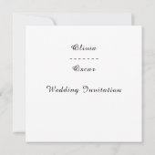 Carte Couronne florale de mariage colorée (Dos)