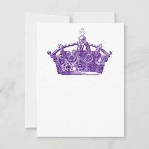 Carte Couronne royale pourpre