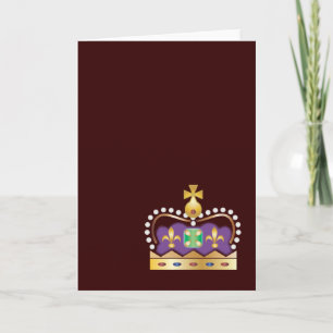 Carte Couronne royale traditionnelle