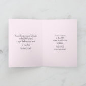 Carte Couronne Verset Biblique Foi Chrétienne Rose Clair (Intérieur)