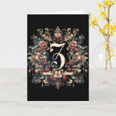 Carte Couronne victorienne (Fleur jaune)