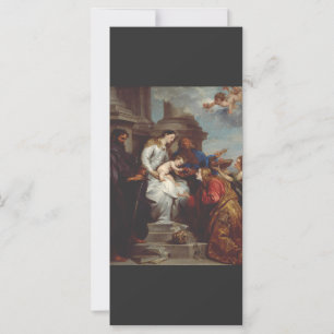 Carte Couronnement de sainte Rosalie par Anthony van Dyc