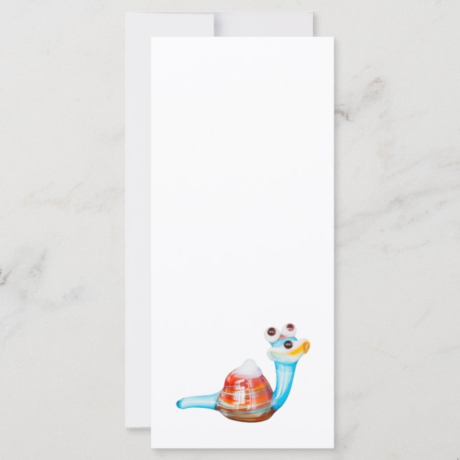 CARTE COURRIEL EN VERRE SOURIANT (Devant)