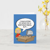 Carte Courriels d'anniversaire Hillary - Bernie Sanders (Fleur jaune)
