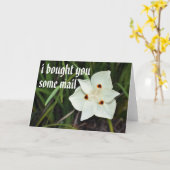 Carte courrier (Fleur jaune)