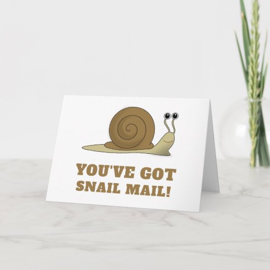 Carte Courrier Mignon Drôle Rétro (Devant)