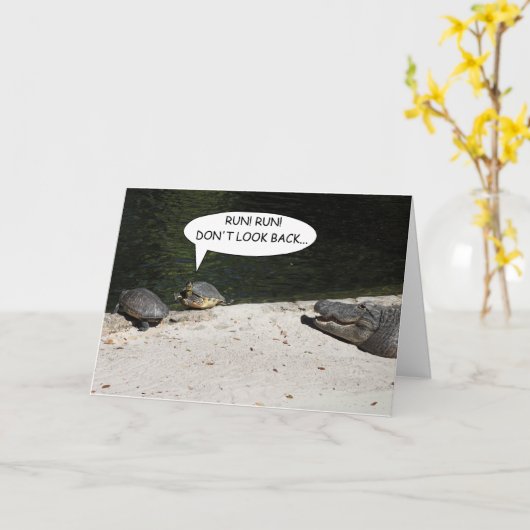 CARTE COURSE ! (Fleur jaune)