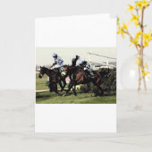 Carte Course à cheval (Fleur jaune)