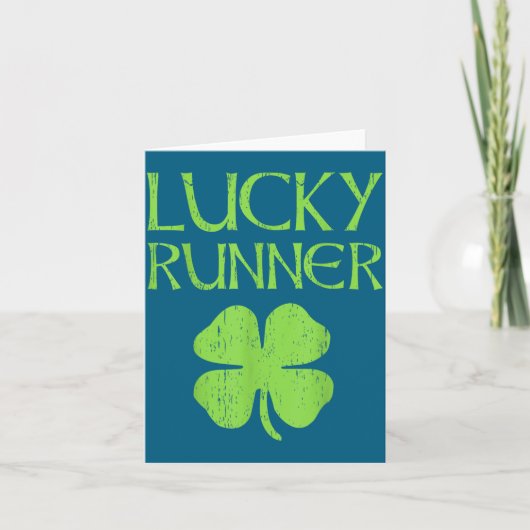 Carte Course à l'irlandaise de la Saint-Patrick pour les (Devant)