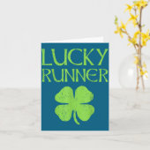 Carte Course à l'irlandaise de la Saint-Patrick pour les (Fleur jaune)