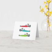 Carte Course de glisser (Fleur jaune)