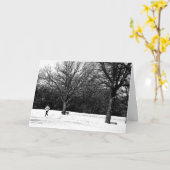 Carte Course de matin (Fleur jaune)