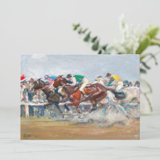 Carte Course du cheval | Angelo Jank (Debout devant)