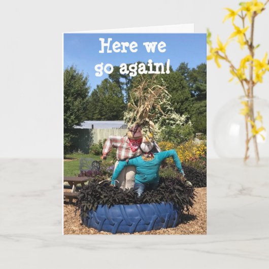 CARTE COURSE **FATIGUÉE DE SE DÉBARRASSER** (Fleur jaune)