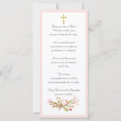 Carte Courtes prières de baptême (Dos)