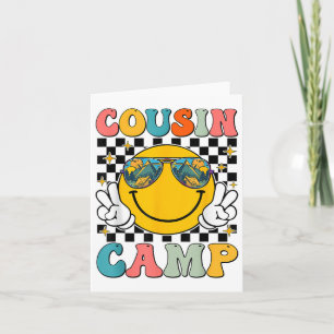 Carte Cousin Camp 2025 Vacances en famille Camping été C