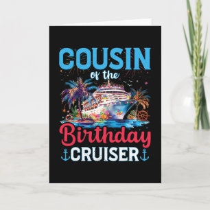 Carte Cousin du croiseur d'anniversaire Drôle de croisiè