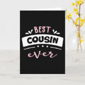 CARTE *COUSINS* FAITES LES "MEILLEURS AMIS" (Fleur jaune)