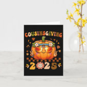 Carte Cousins offrant une mignonne équipe de cousins de  (Fleur jaune)