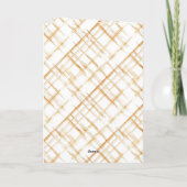 Carte Coussins Cœur Rayures Crème Caramel Couverture Amo (Dos)