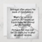 Carte Coût de la trahison (Dos)