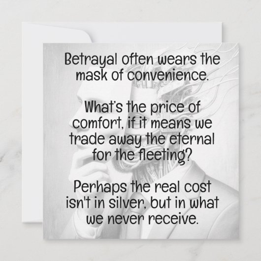 Carte Coût de la trahison (Dos)